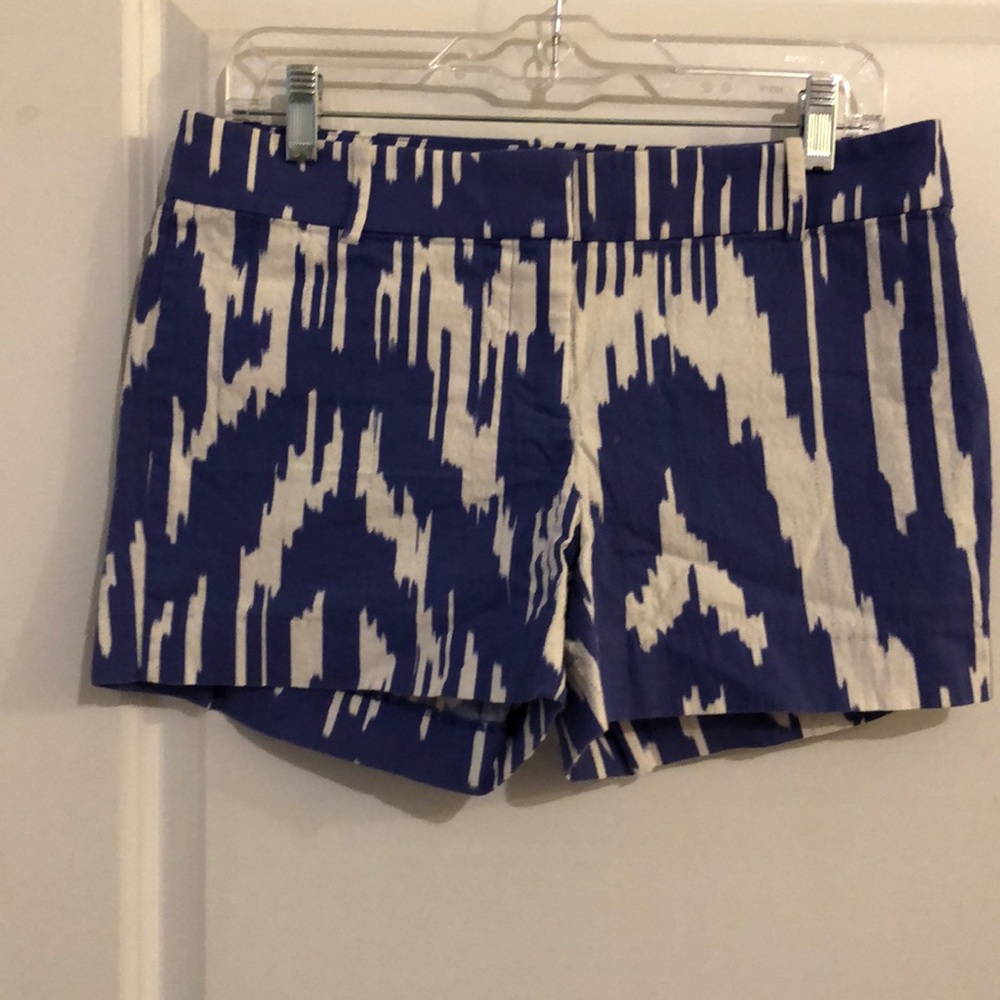 J.Crew ikat printed shorts. Size 6.